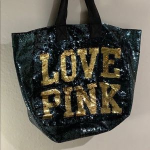 Pink Victoria Secret Tote Bag